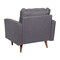 Flash Furniture Dark Gray Faux Linen Upholstered Tufted Chair IS-PC100-DKGY-GG - alternate 8